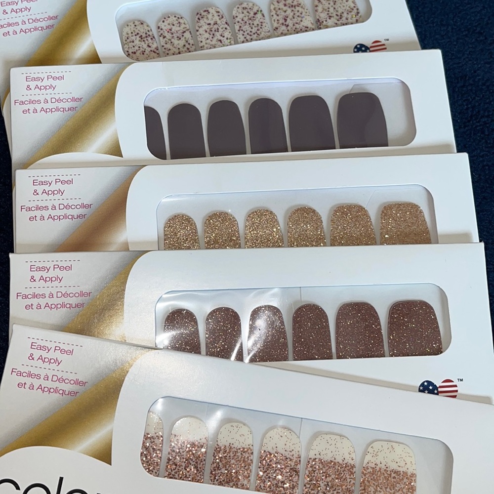 NEW 5 Sets of Unopened Color Street Nails